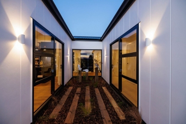 GH-Wharewaka-outside-courtyard-evening